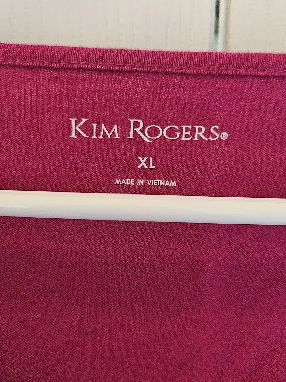 Kim Rogers Women’s Embroidered Tunic Top – XL – Bright Pink - Picture 5 of 7